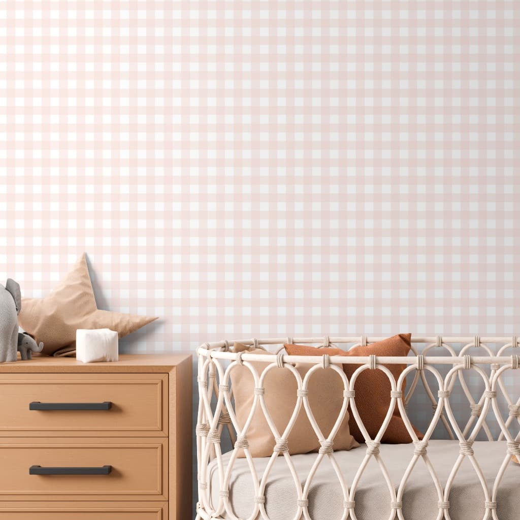 Papel de Parede Adesivo Infantil xadrez, varias cores, Rosa, Amarelo, Azul, Roxo e Verde