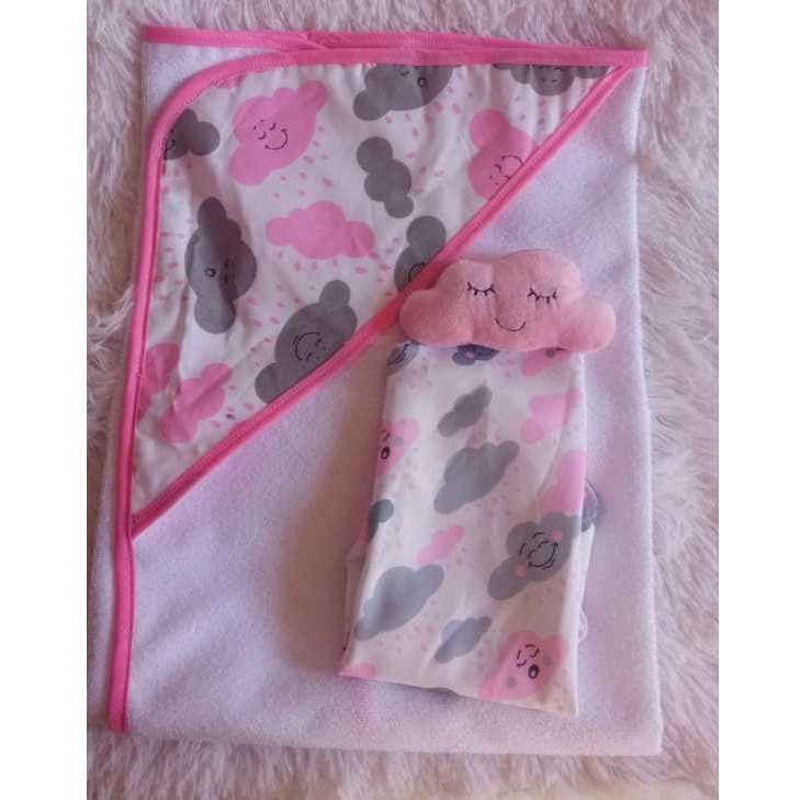 toalhinha de banho para bebe rescem nascido / com opções de + naninha / diversas estampas