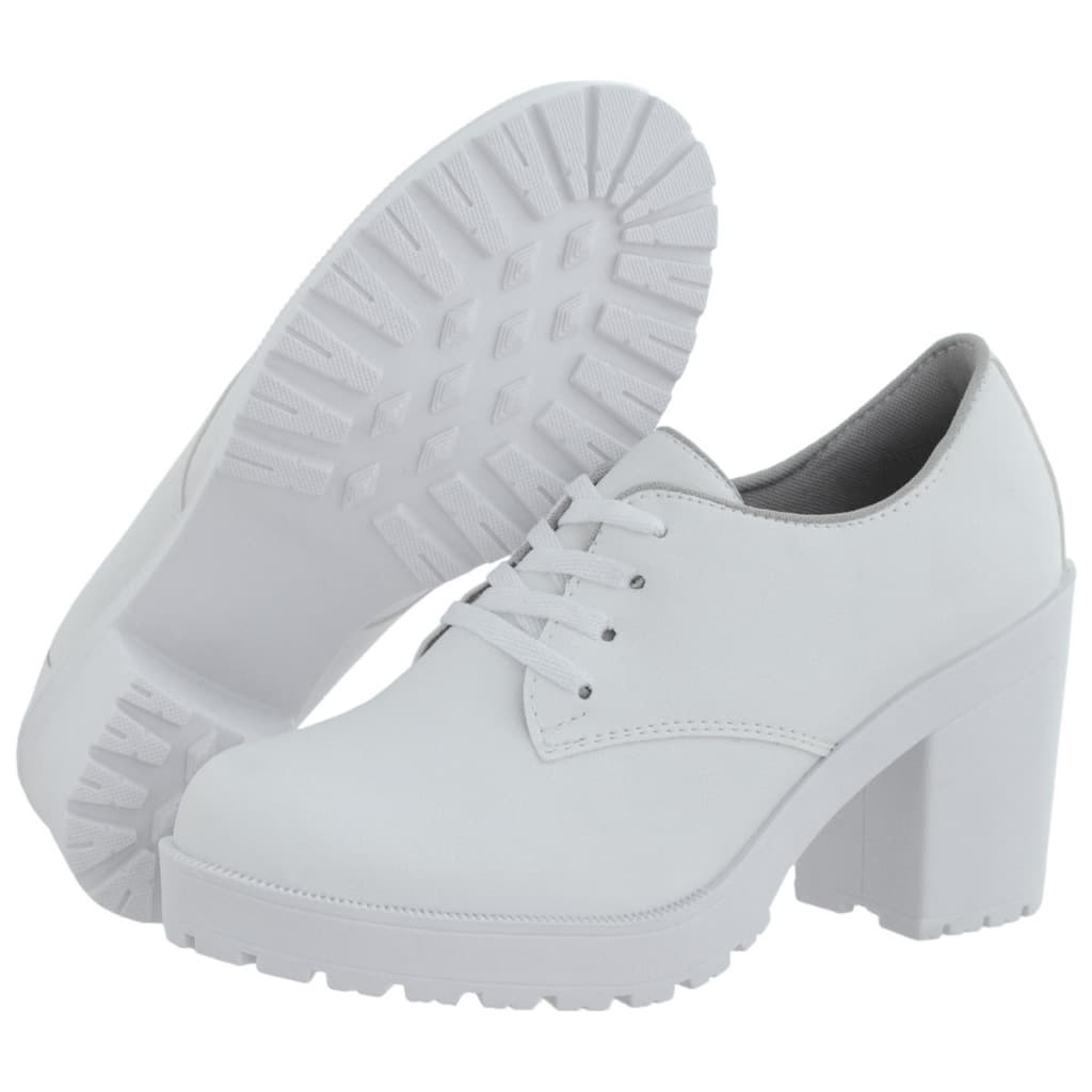 Oxford Feminino Salto Tratorado Cr Shoes 1710