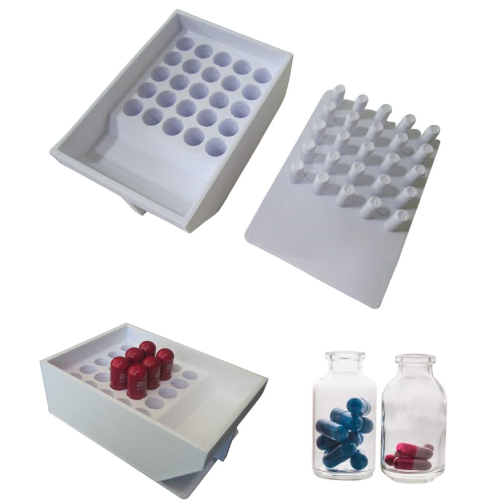 Encapsuladora Manual Máquina de Enchimento 25 Compartimentos Produção Cápsulas Em Casa