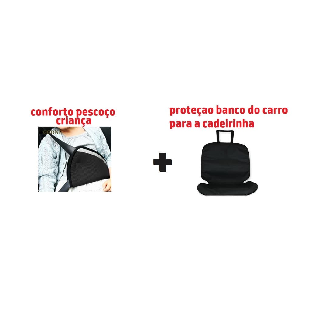 proteçao banco carro cadeirinha de bebe + proteçao conforto para o pescoço