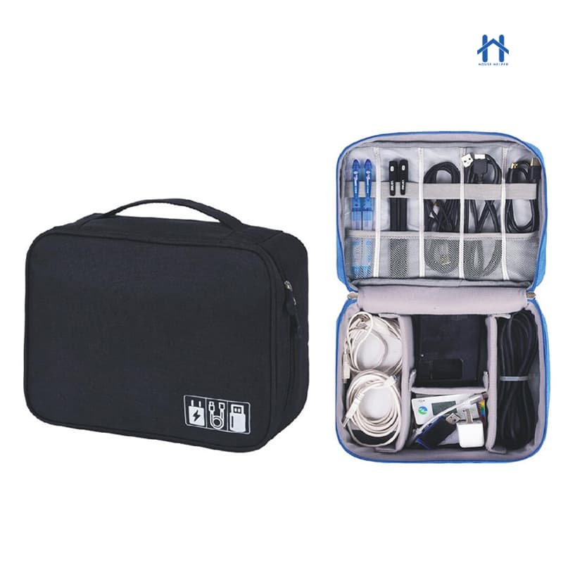 Bolsa Necessaire Organizadora Acessórios e Eletrônicos Para Viagem Em Alto Qualidade BS009
