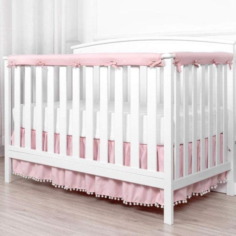 Protetor Grade de Berço Americano acolchoado 2 peças cobertura de grade Menino Menina Neutro