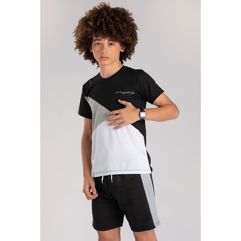 Conjunto Infantil e Juvenil Menino Masculino 2 ao 14 - Pronta entrega