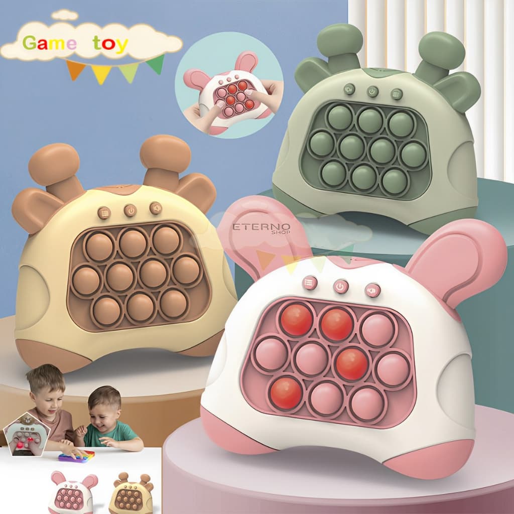 Brinquedo Pop It Eletrônico Anti Stress Infantil Jogo Interativo Luz Som Várias Cores Envio Rápido
