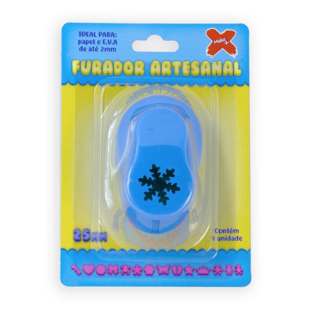 Furador Cortador Perfurador de EVA - Floco de Neve 25mm