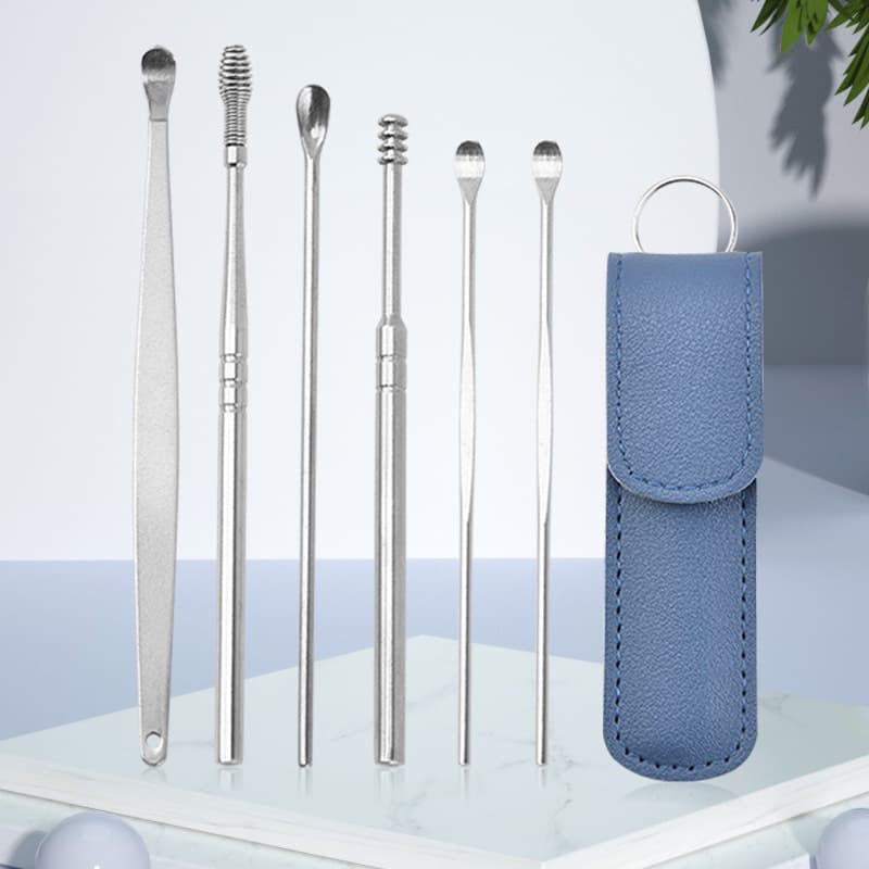 Kit Cotonete Removedor De Cera Limpeza Ouvidos Bolsinha Para aguardar Presente