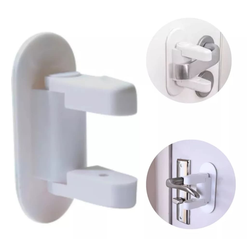 Trava Maçaneta Fechadura Porta Infantil Criança Bebê Safety