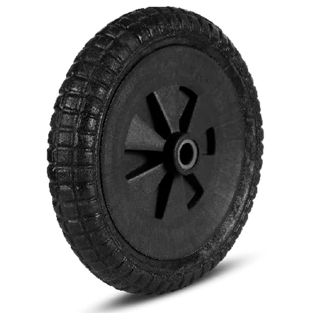 Pneu Roda Maciça Para Carrinho De Mão Não Fura Eixo 325x65 3/4" - 1" Pol. Construção Profissional