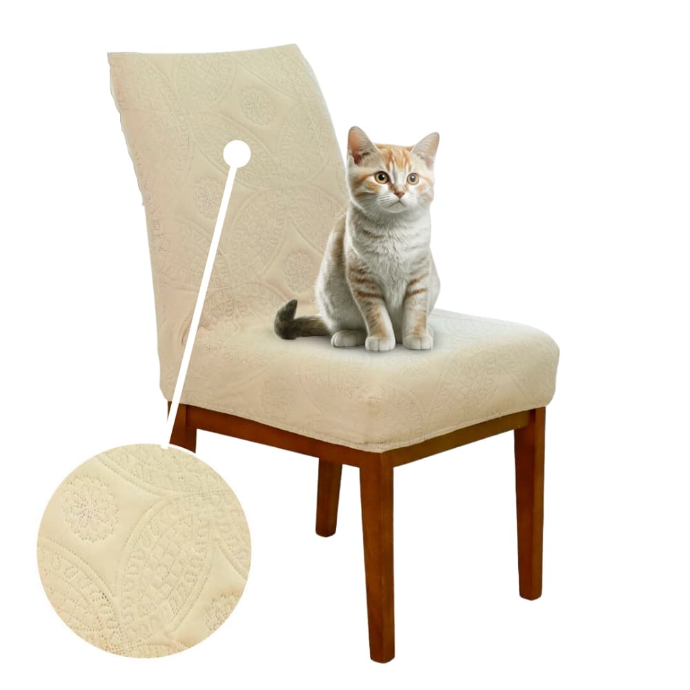 Proteja suas Cadeiras com Estilo: Capas de Cadeira de Jantar Anti-Gato à Prova de Arranhões