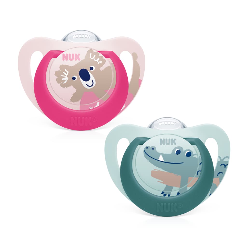 Chupeta Nuk Star +18 meses Fase 3 Bico Oral Fit 2.0 Soft Flex