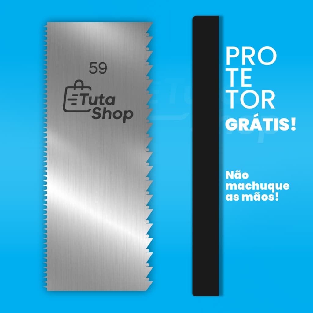 Espátula decorativa 59 em aço inox dois desenhos em um Espátula para Bolo inox