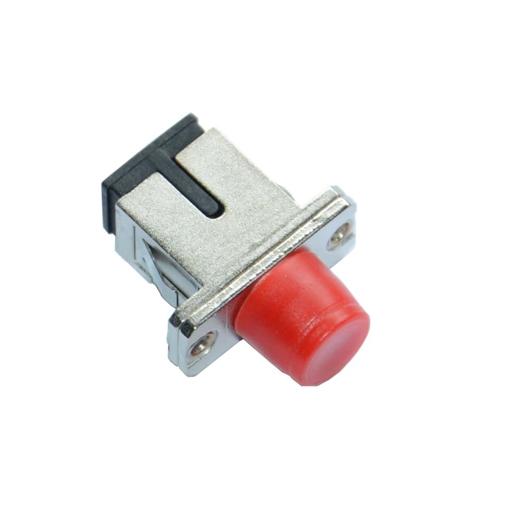 ACOPLADOR DE FIBRA ÓPTICA METAL SC/FC/SC -