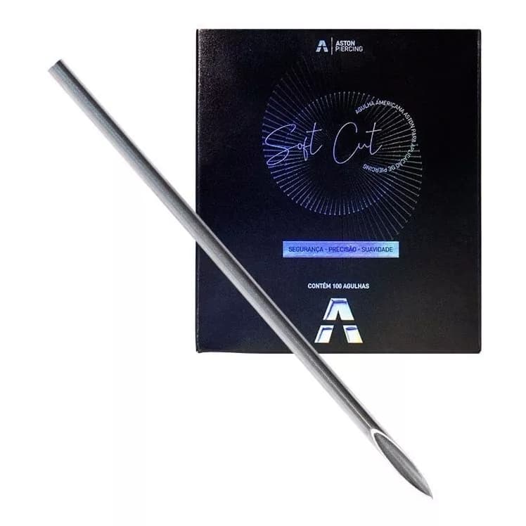 Agulha Americana Body Piercing 14g 16g 18g 20g 1 Unidade