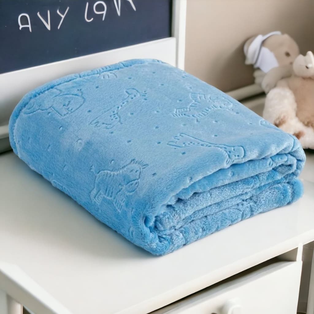 Manta Mantinha De Berço Fleece Soft 3D Alto Relevo Desenhos Cobertor Bebê Saida Maternidade