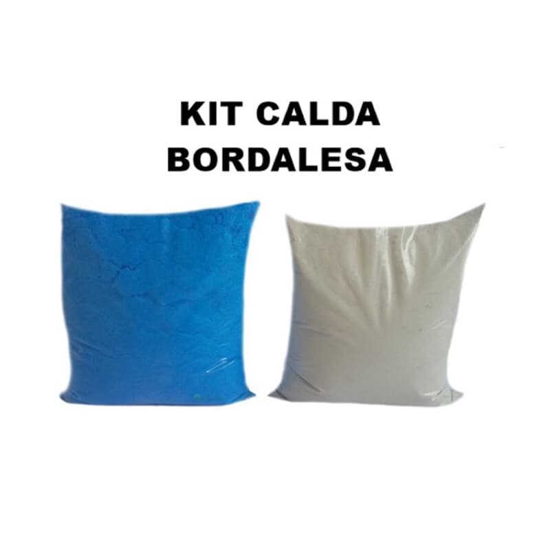 Calda Bordalesa - Sulfato de Cobre + Cal Agrícola - Rende até 100 Litros