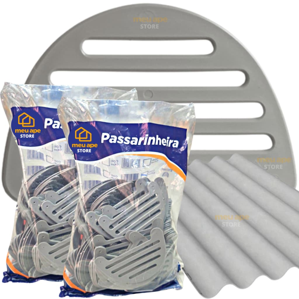 Tela Passarinheira Para Telhado Brasilit Fardo 200un