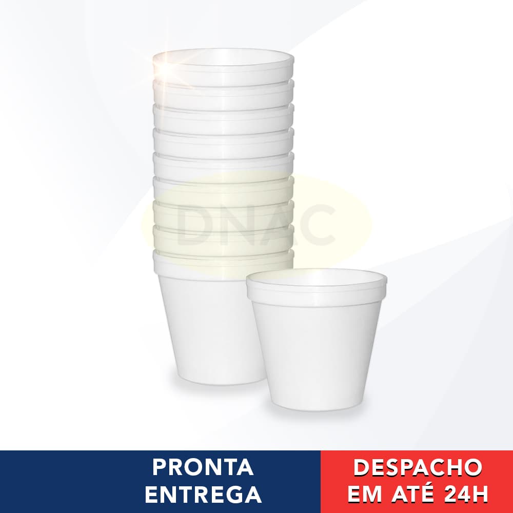 100 Copos De Isopor Térmico De Café 50ml A 70ml Descartável - Ultra Copos