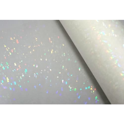 Bopp Holográfico 3d Caquinhos Brilho 22cm x 10 Metros