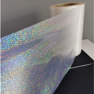 Bopp Holográfico 3d CONFETE Brilho 22cm x 10 Metros