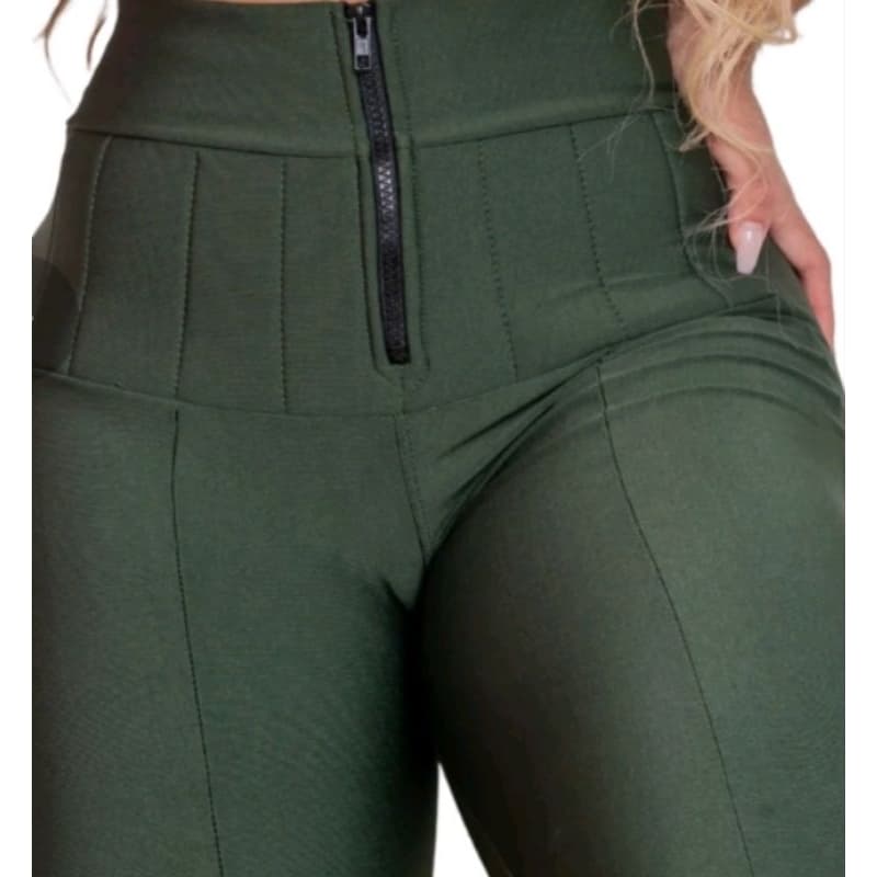 Legging Lipo Suplex Power VERDE MILITAR | SUPER | CONFORTO