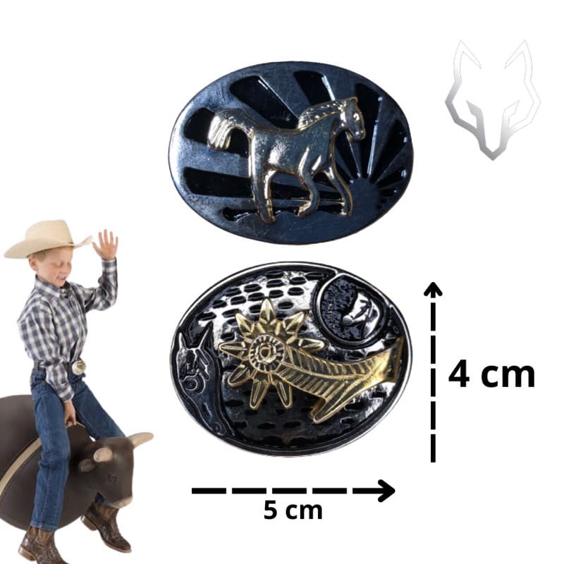 Kit duas fivela infantil Country Wolf Wear 002