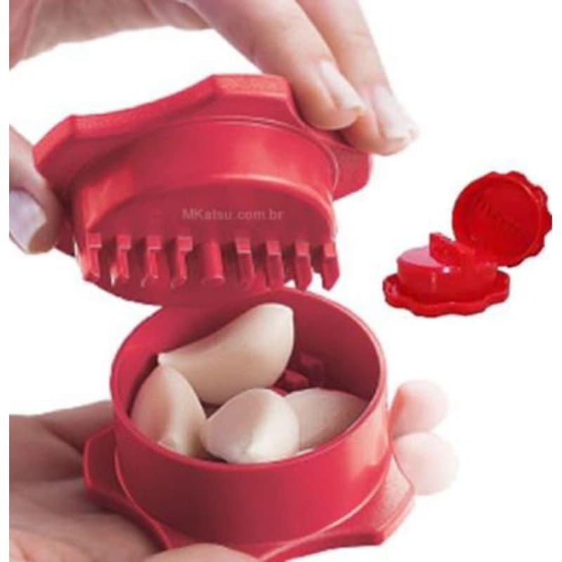 4 Triturador de alho, 4 Unidades, Cores Variadas