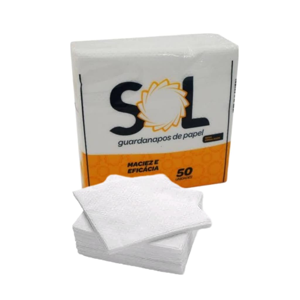Guardanapo de papel  folha simples fardo com 1000 unidades 20x20cm