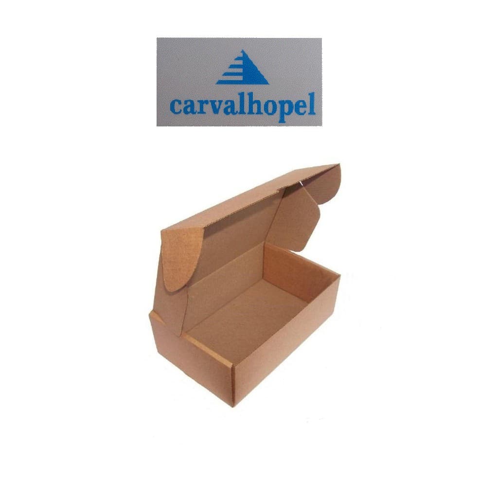 100 Caixas de papelão auto montavel C120XL080XA030