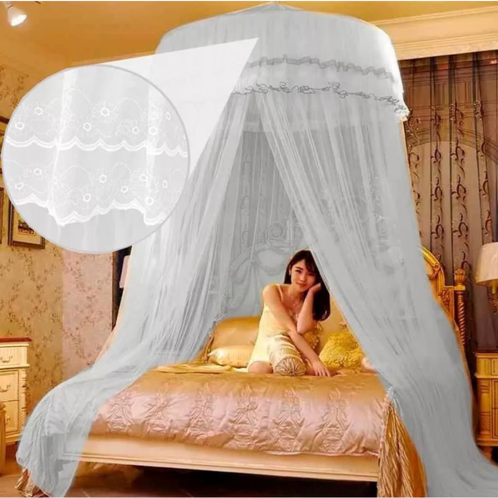 Mosquiteiro Indiano Gigante de Teto Casal Casal/King/Queen com ou sem Abertura Lateral
