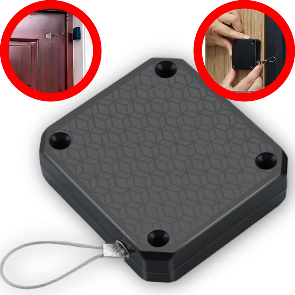 Mola Aérea para Fechamento Automático de Porta com Cabo Retrátil