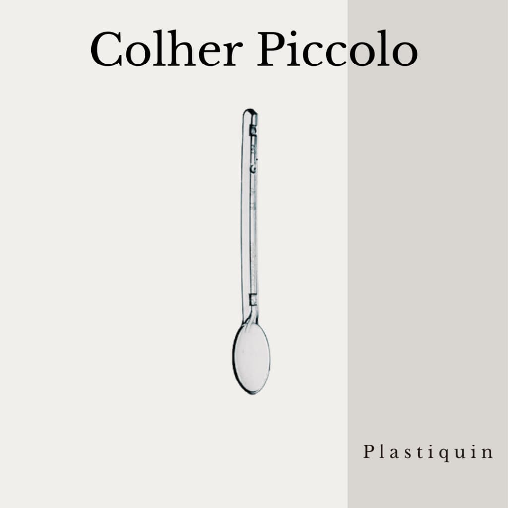 Colher Piccolo 100/200/300 Unidades Transparente para Café e Doces