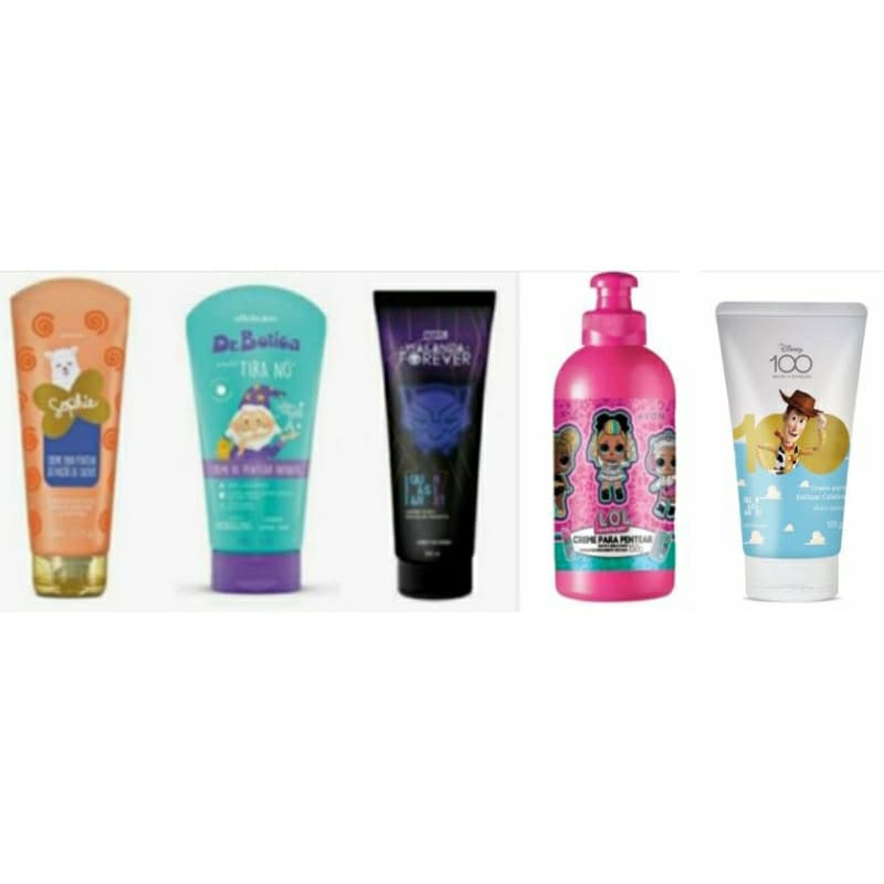 CREME PENTEAR TIRA NO modelador CACHOS infantil sophie next Dr Botica o boticario avon
