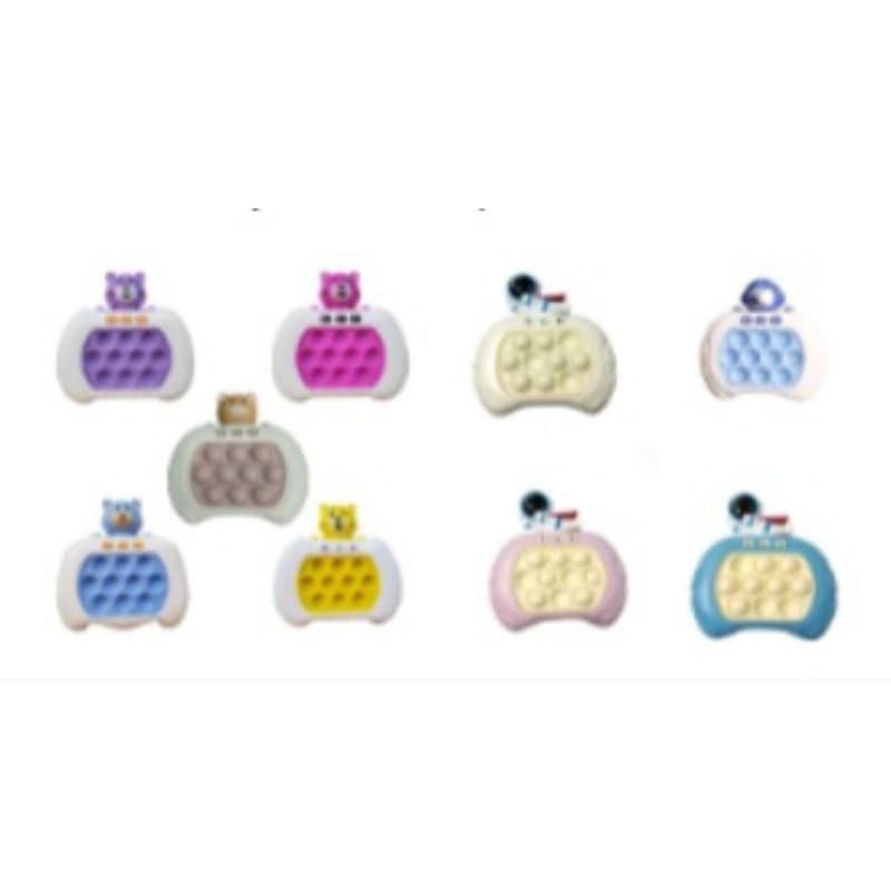 Brinquedo anti stress fidget con luz- puhs y pop game veloz