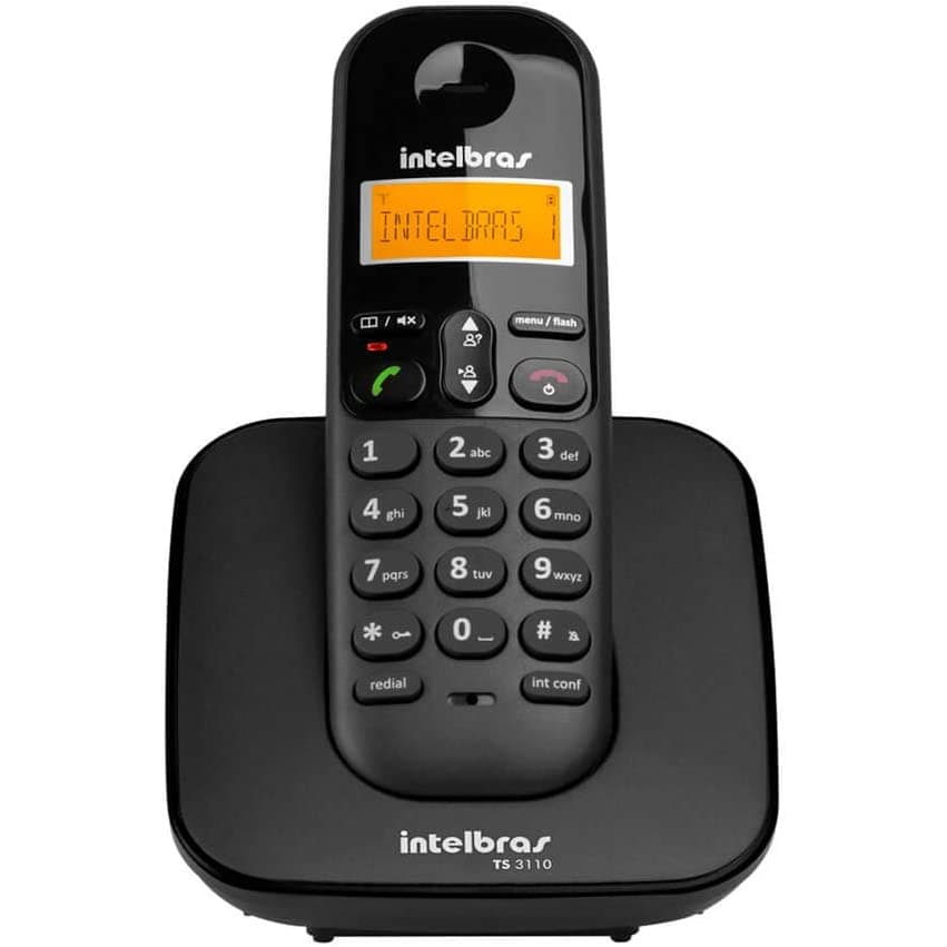 Telefone Sem Fio Intelbras Com Bina Identificador Chamadas Bivolt