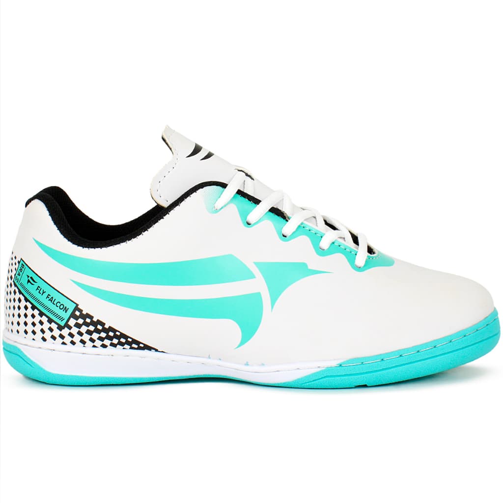 Chuteira Masculina e Feminina Futsal Original Estilosa FLY FALCON BRA-69 Confortável Resistente