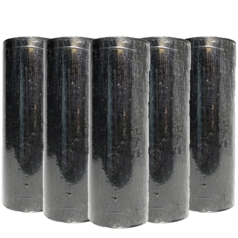 Vela Votiva de 7 Dias Preta 250gr - 12 Unidades