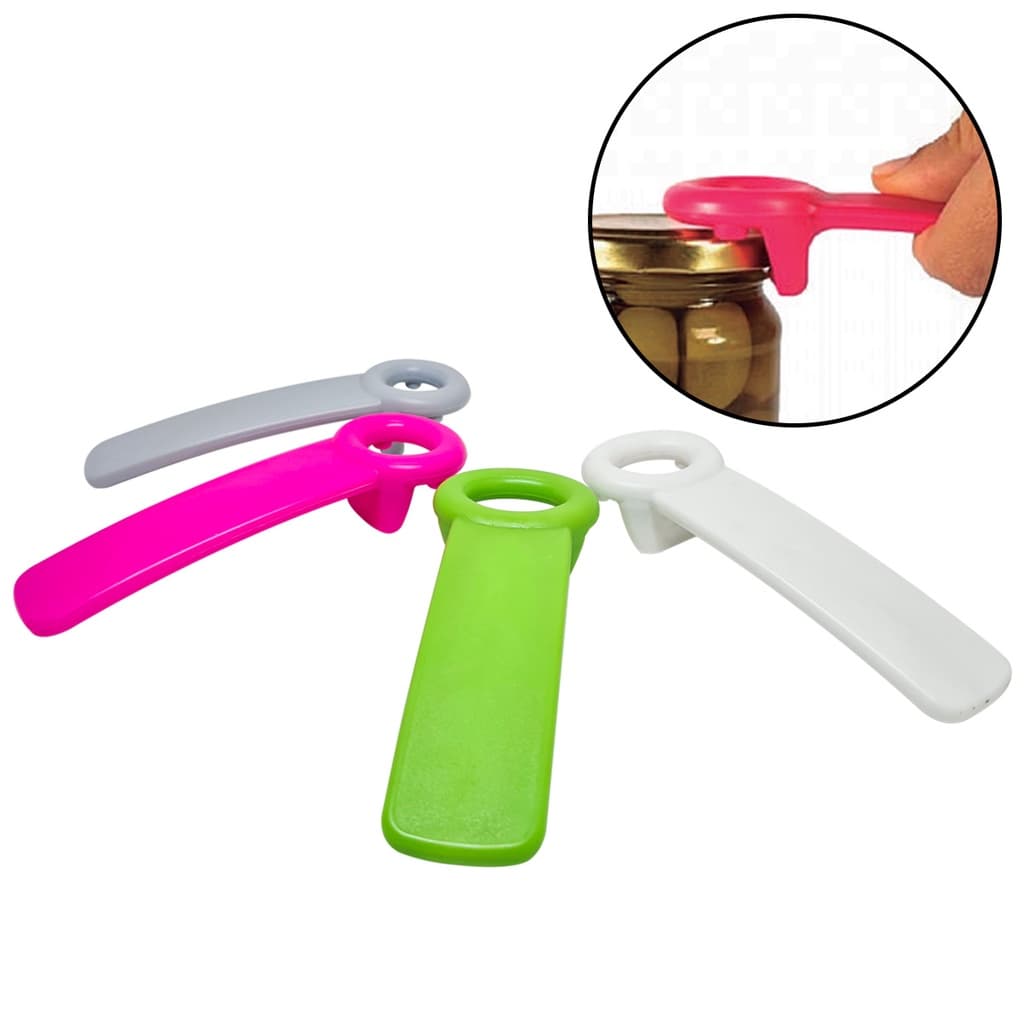 Abridor De Tampa Pote Vidro Frasco Conserva Abre Fácil Simples Prático à Vácuo