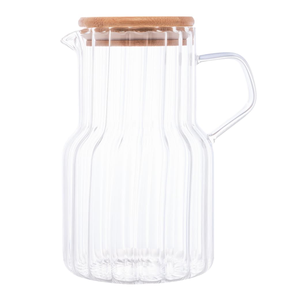 Jarra Vidro com Tampa de Bambu 1L Lyor Classic - Bebidas  | Artigos de Cozinha