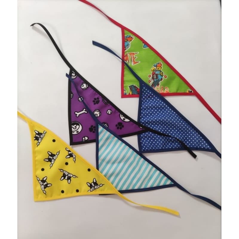 Kit 30 Bandanas Pet Petshop MACHO  Banho e Tosa