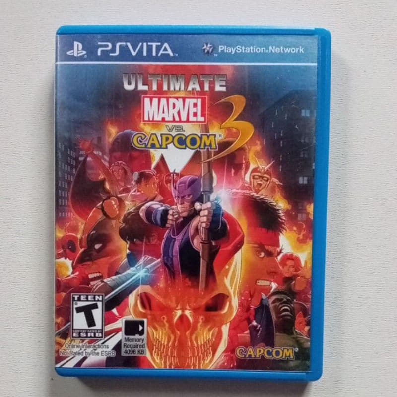 Jogo Ultimate Marvel vs Capcom 3 PS vita psvita original pronta entrega