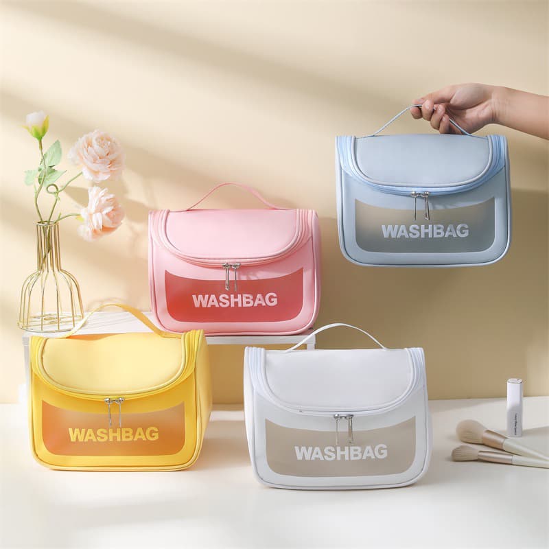 Bolsa Necessarie Transparente WashBag Impermeável