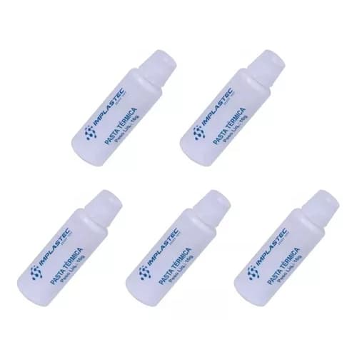 5 Pasta Térmica Para Pastilha Peltier Processador Cpu 10g