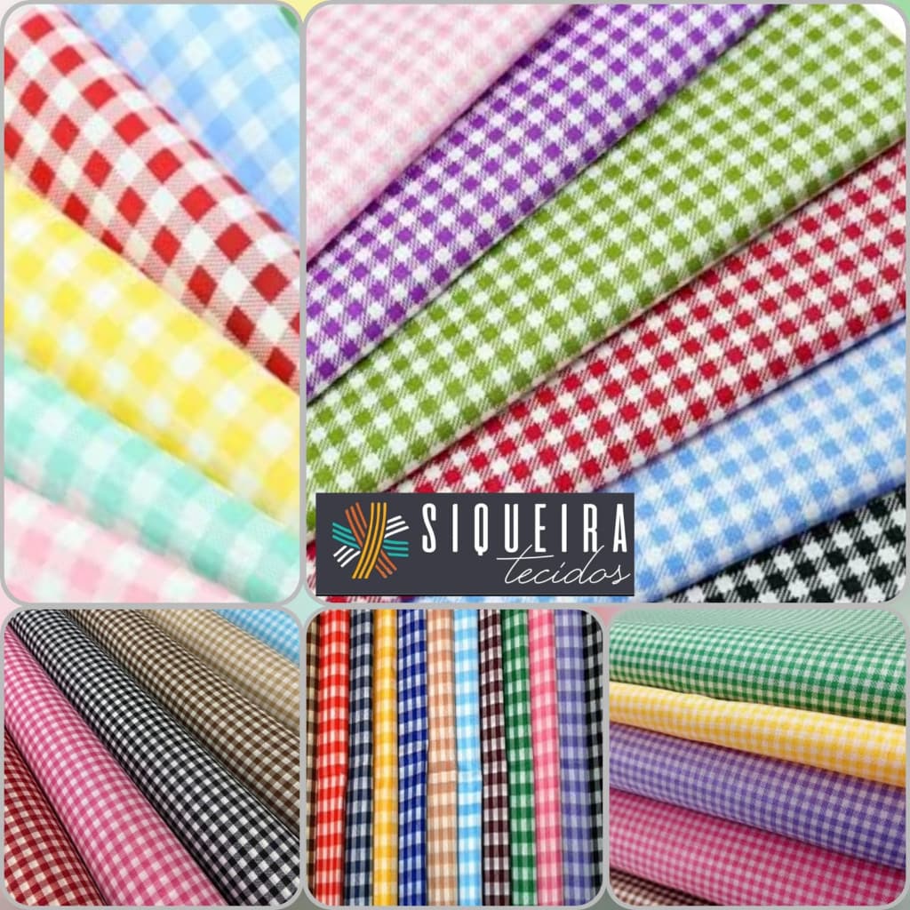 Tecido Tergal Xadrez 100 % Poliéster (1,40 MT LARGURA) ATENÇÃO AS MEDIDAS /DECORAÇÃO EM GERAL.