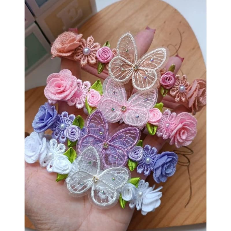 Faixinhas de bebê RN/saída maternidade/laço de bebê/tiarinhas de luxo