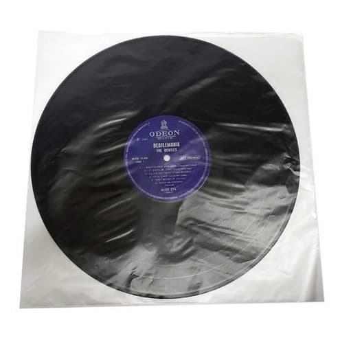 Saco Plastico Interno Para Vinil 31x31 50 Unidades