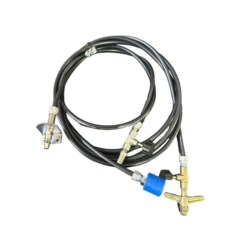 Kit Mangueira De Gás Cozinha Caixa Caminhão Gaveta Completo Fogareiro Liquinho Bujão de Gás - Mangueira Rodoar