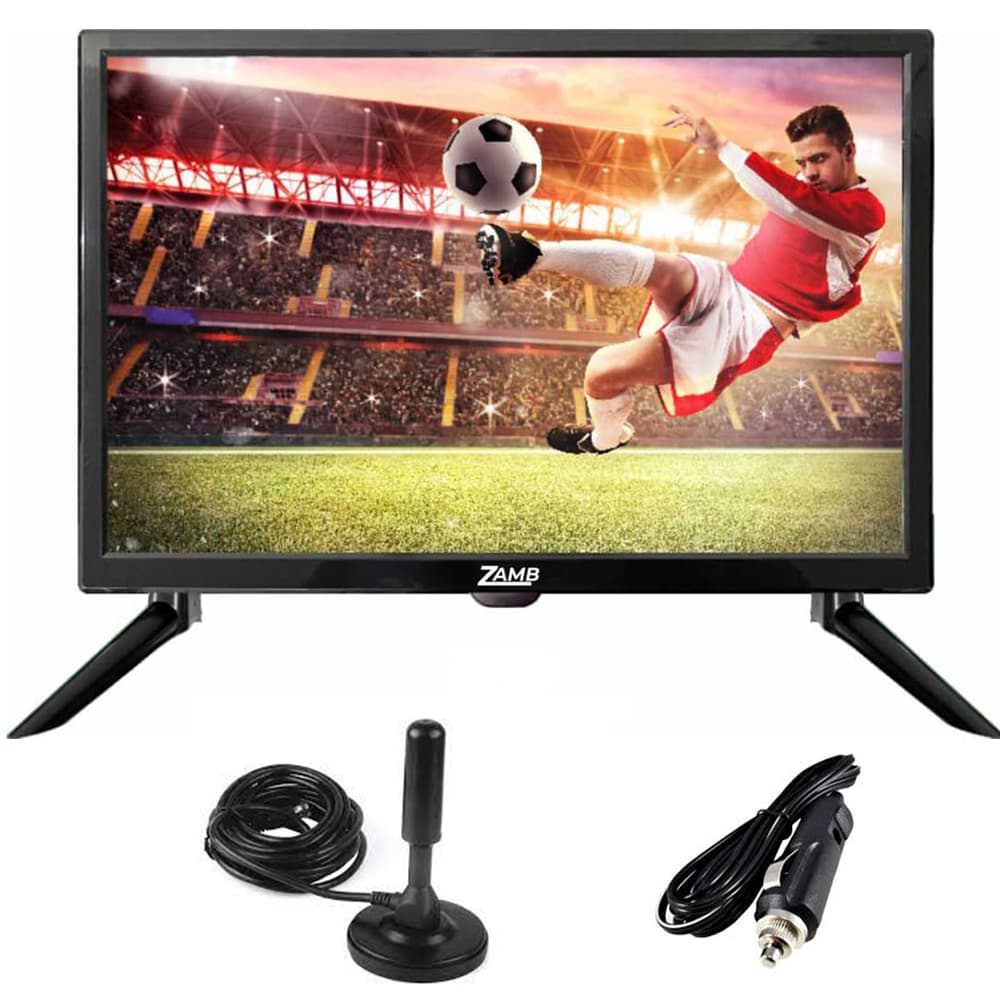 TV 19 POLEGADAS PARA CAMINHÃO, USO RESIDENCIAL, CARRO, ÔNIBUS, VAN, LANCHA 12VOLTS, ZAMB TV HD LED