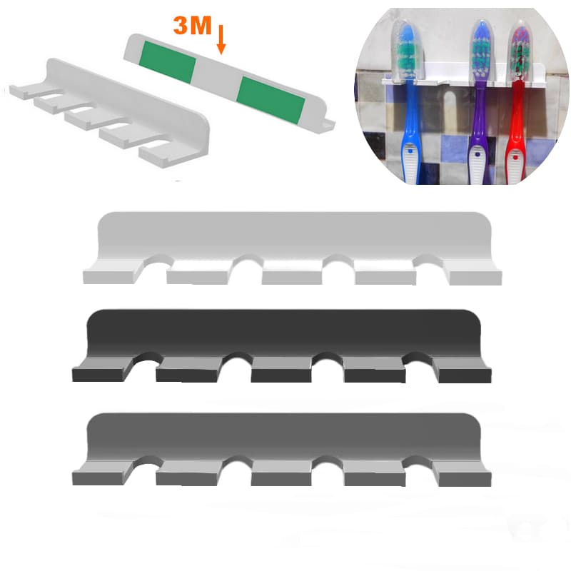Suporte Organizador Para Escova Dental - 3M de Parede e Armários