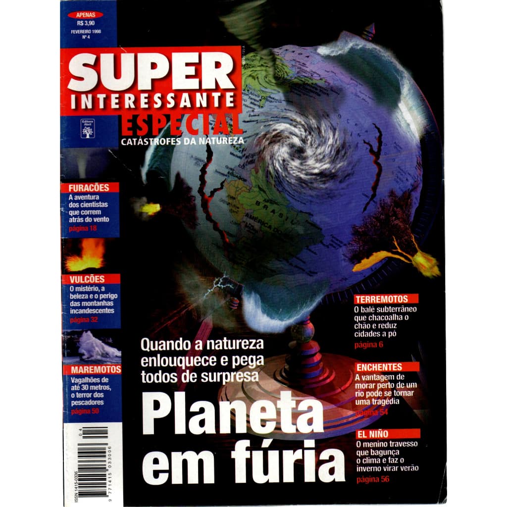 Revista Super Interessante, Nº 04  Fevereiro De 1998